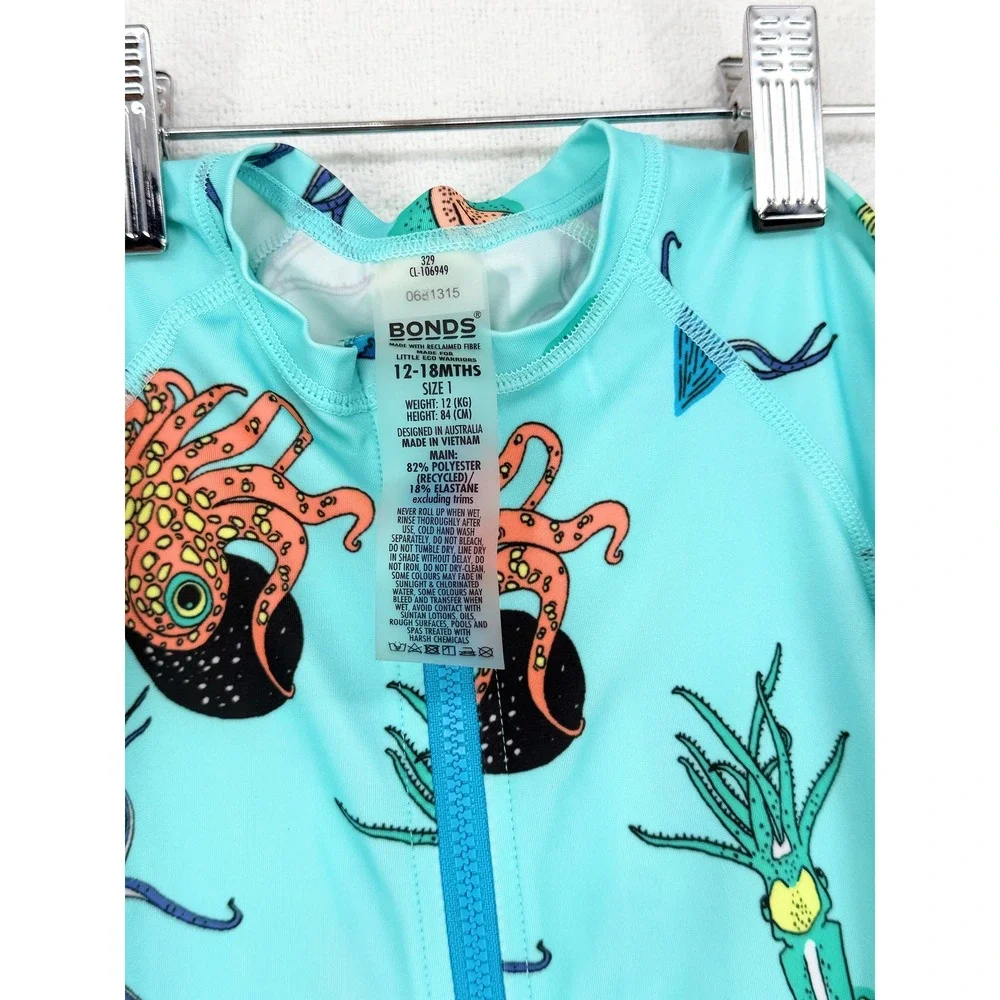 Disney Toy Story Rash Guard & Bonds Sea Creature Swim Romper Set 12-18M 18M